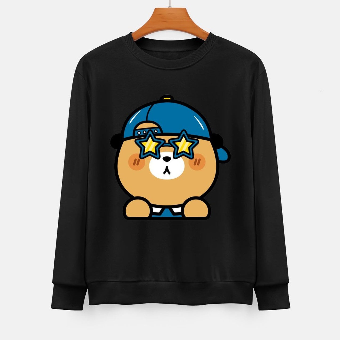  Front Patterned Long Sleeve TopRegular Pure