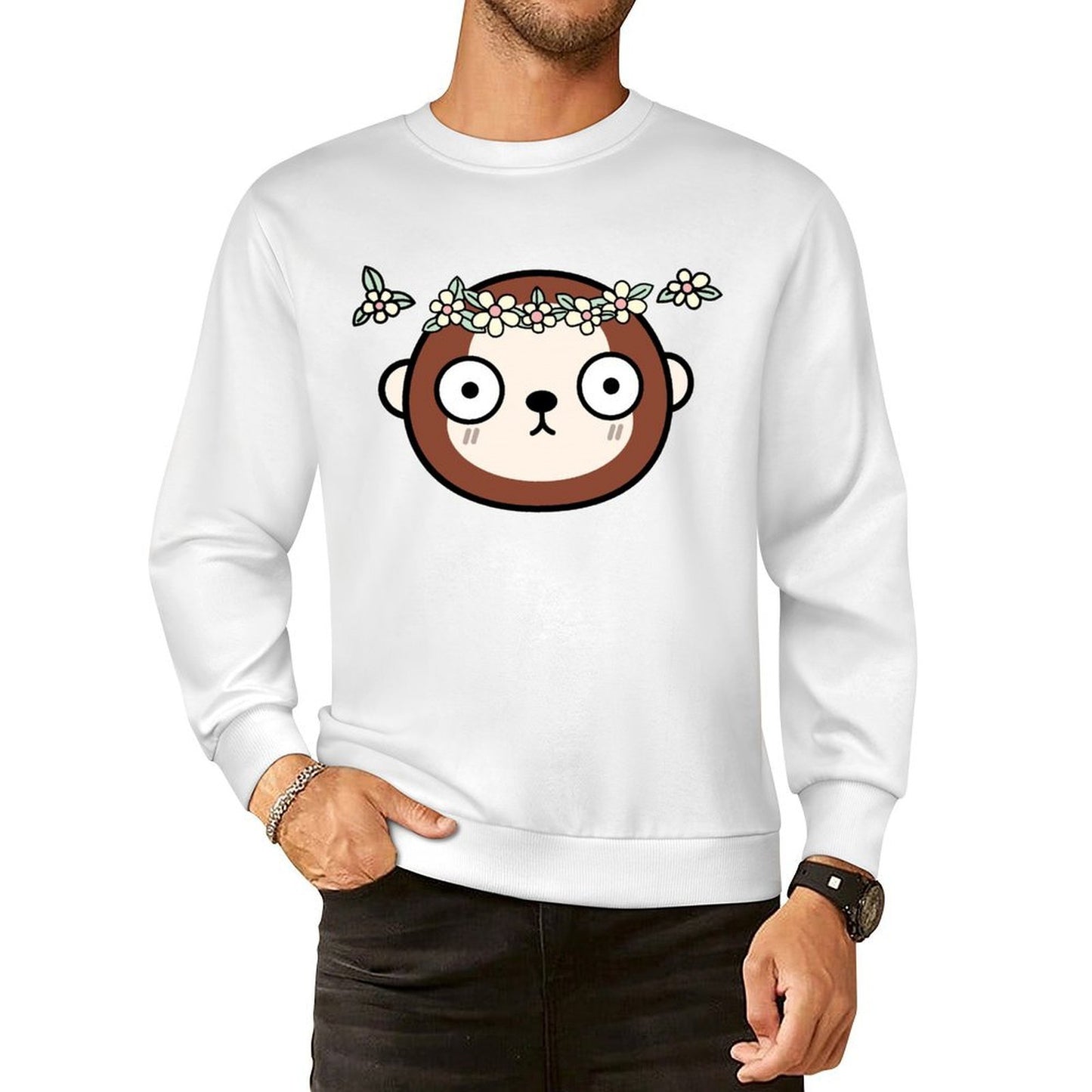 Front Patterned Long Sleeve TopSoftstyle StreetLine
