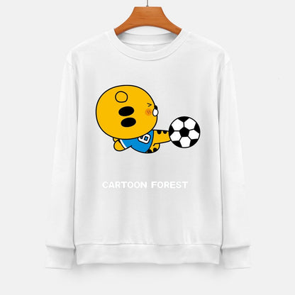 Front Patterned Long Sleeve TopComfortSeries Fade-Proof