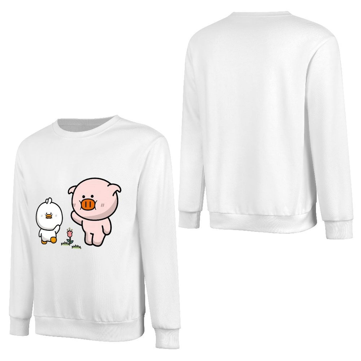 Front Patterned Long Sleeve Top PremiumSeries SimpleFit
