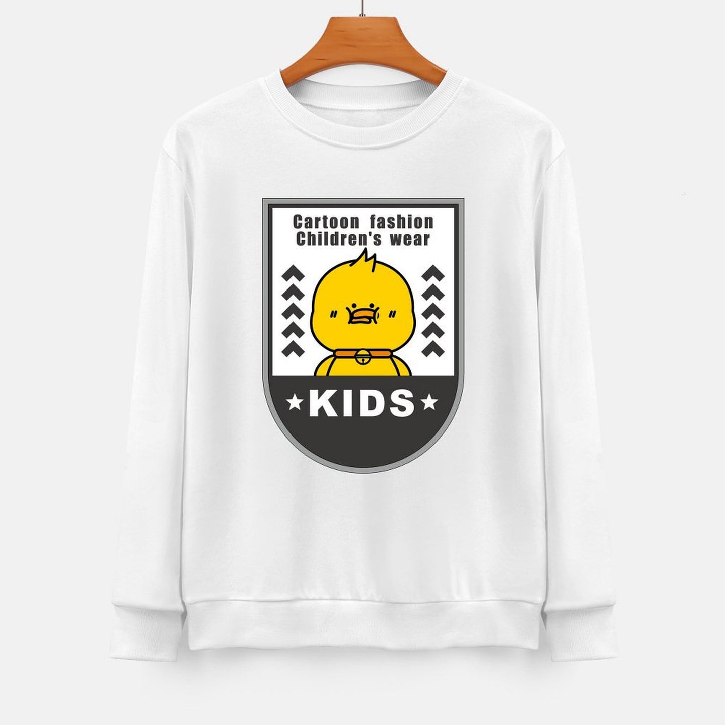 Front Patterned Long Sleeve TopEveryday Comfort