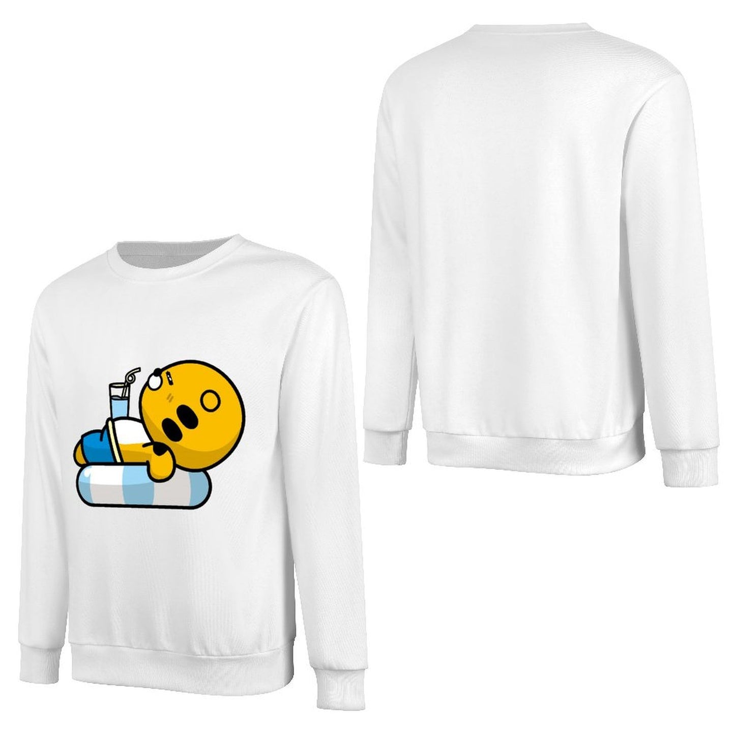 Front Patterned Long Sleeve TopSolid Slim Fit