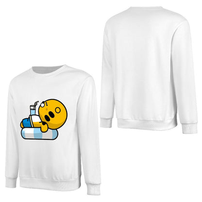 Front Patterned Long Sleeve TopSolid Slim Fit