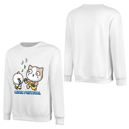 Front Patterned Long Sleeve TopSmooth Minimal