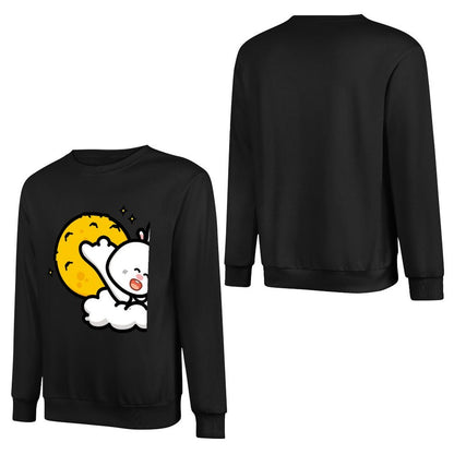 Front Patterned Long Sleeve TopMidweight TrueComfort