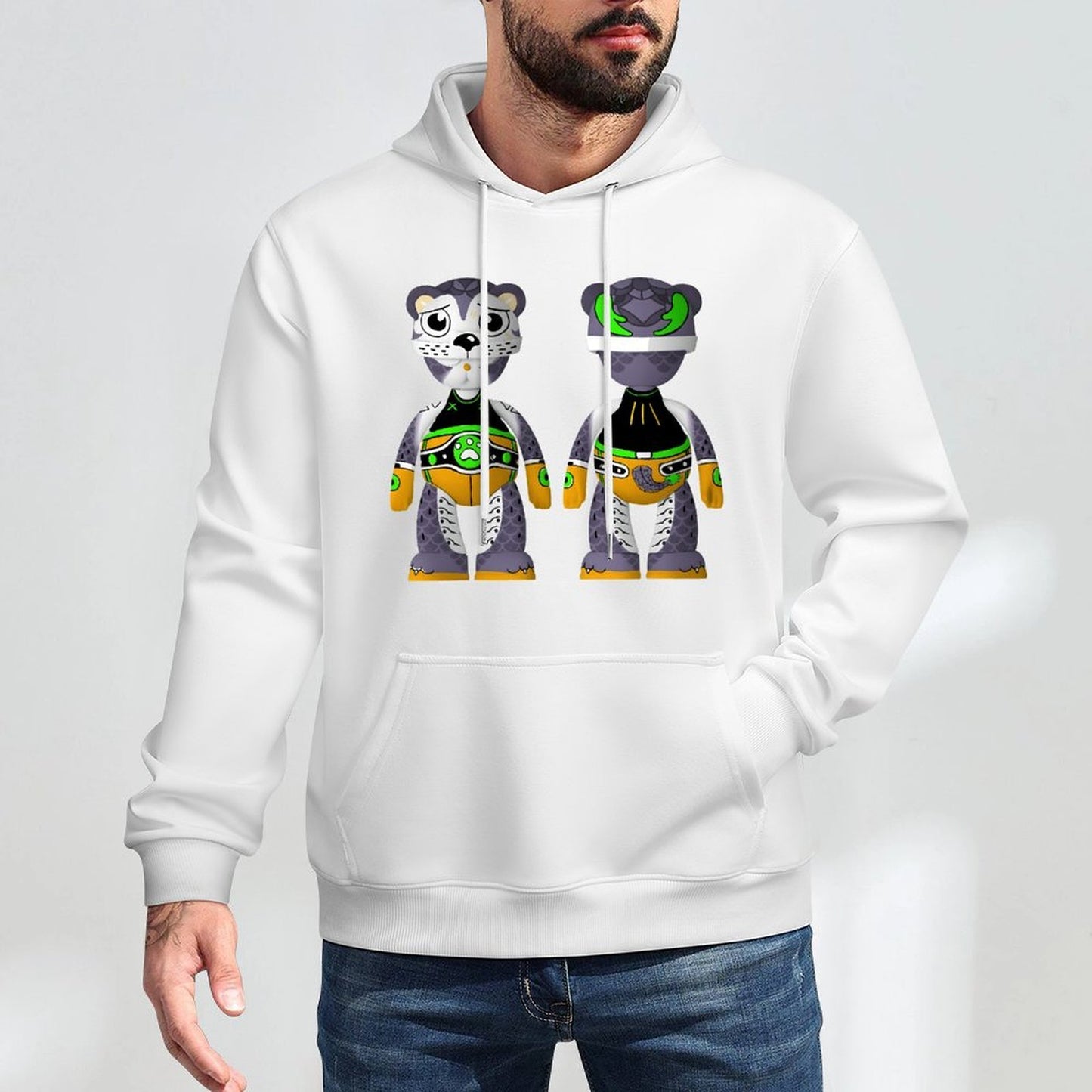 Hoodie Front PatternEasyWear 100% Cotton