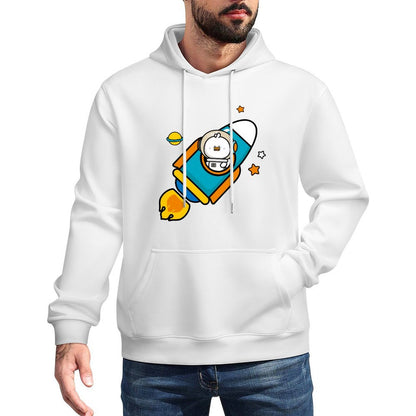 Midweight Refined Front Graphic Hoodies