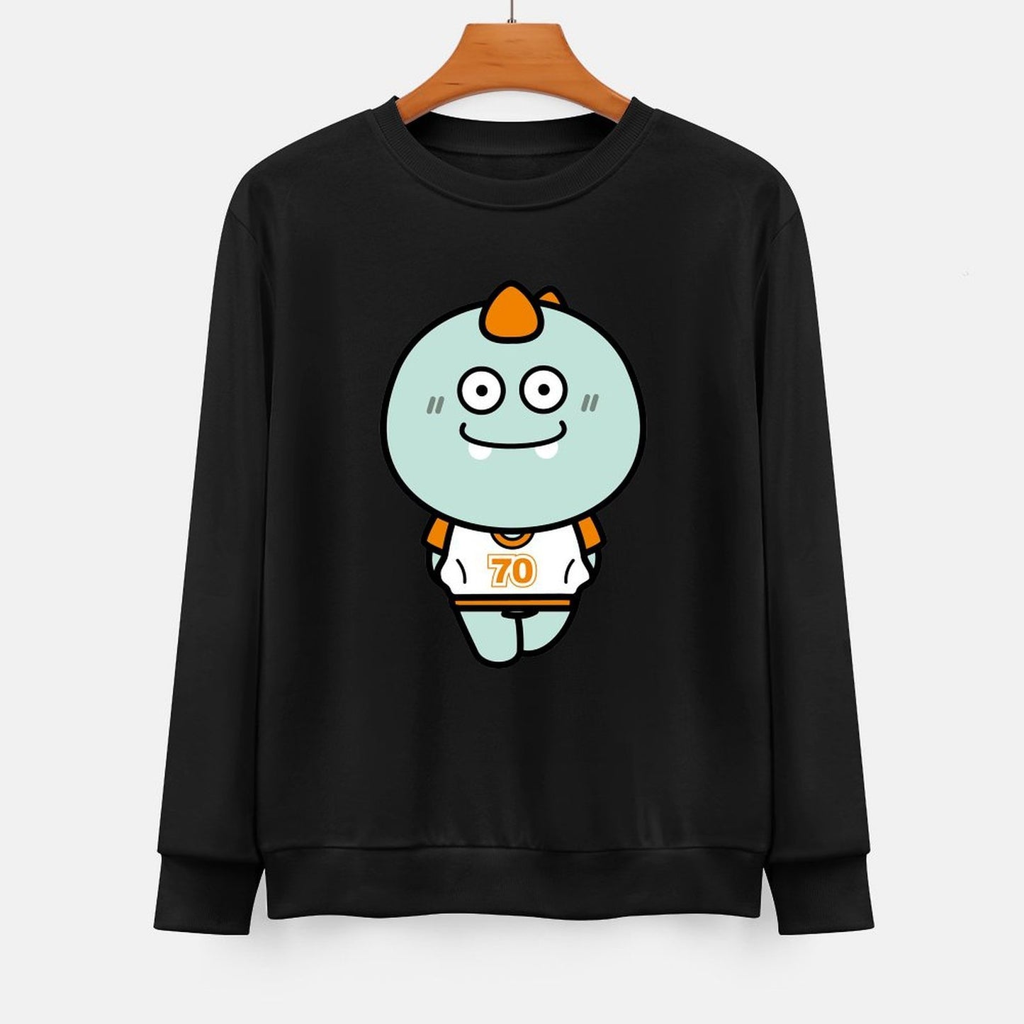  Front Patterned Long Sleeve TopEasy-Care EverydayFit