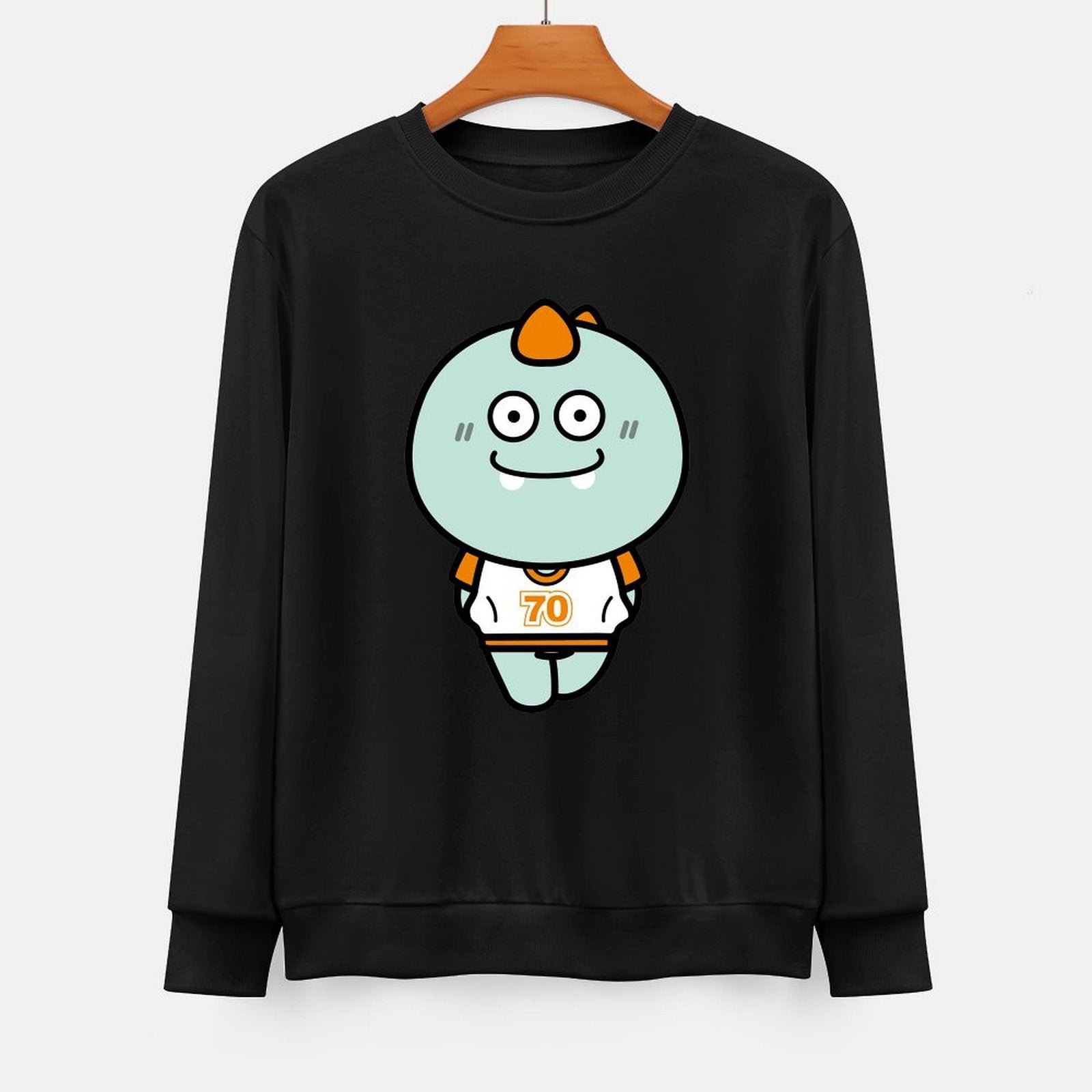  Front Patterned Long Sleeve TopEasy-Care EverydayFit