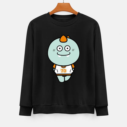  Front Patterned Long Sleeve TopEasy-Care EverydayFit