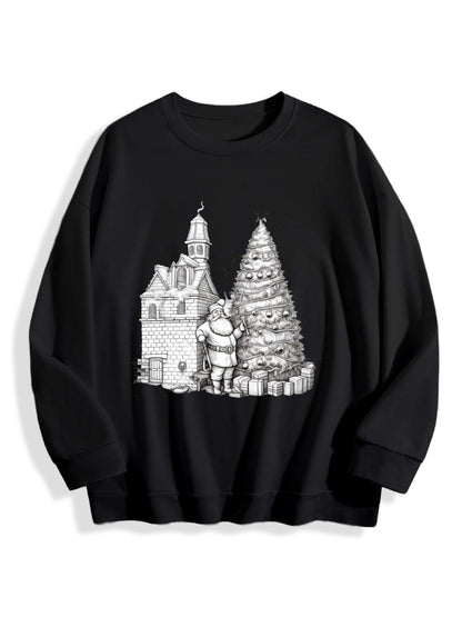 Customizable Christmas-themed long-sleeved Christmas 