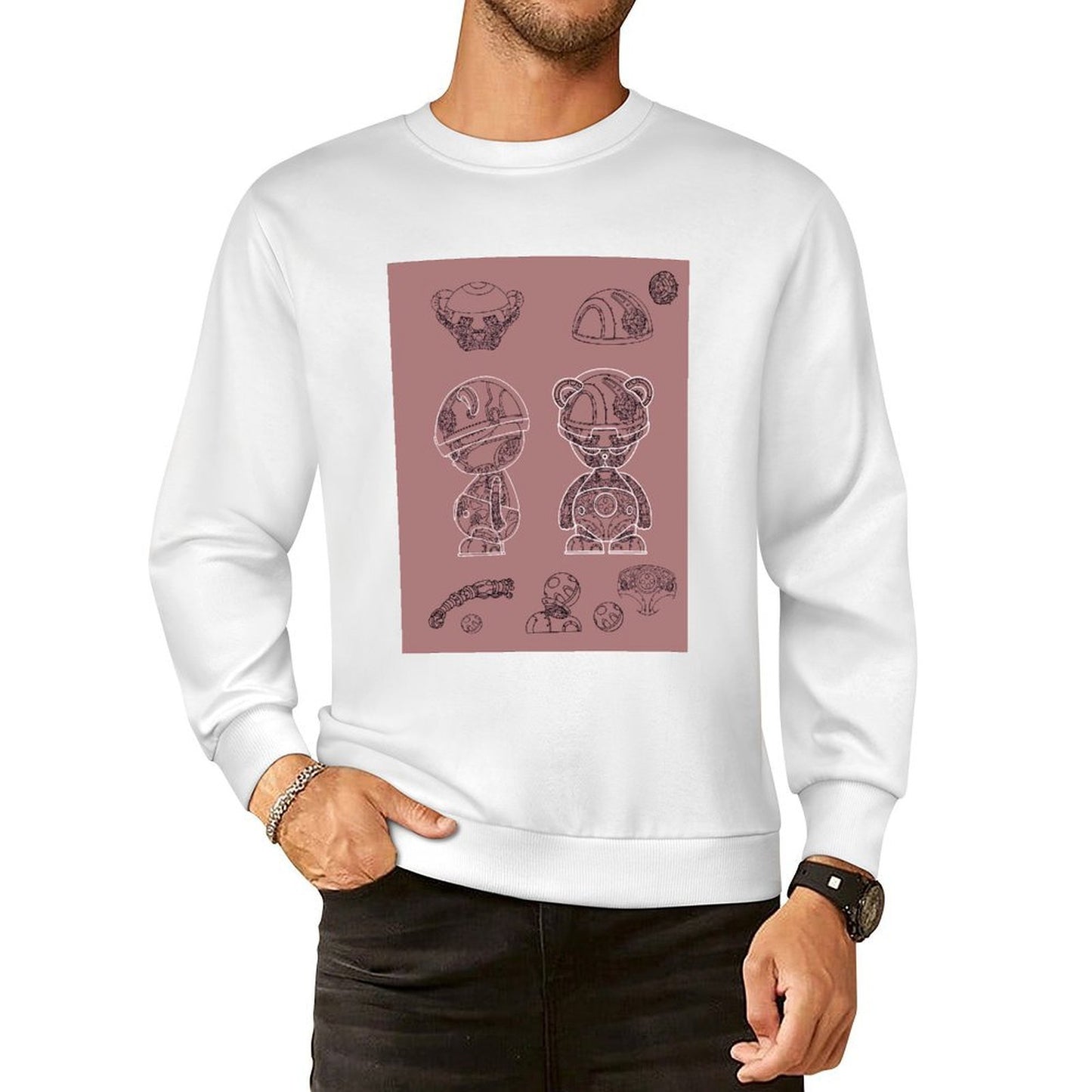 Long Sleeve With Front PatternSoftstyle Performance