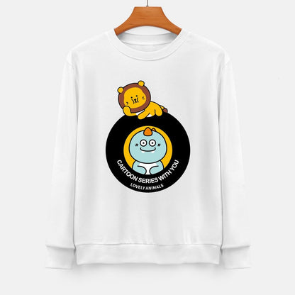 Front Patterned Long Sleeve TopLifestyleLine Logo-Ready