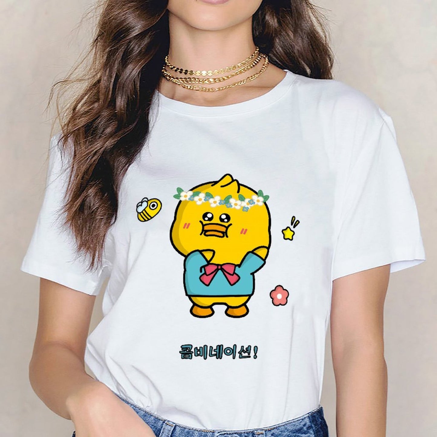 EasyStyle Logo-Ready Front Graphic T-shirt