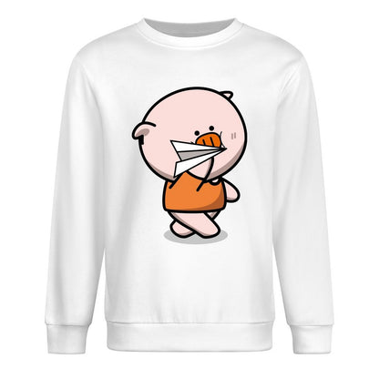 Front Patterned Long Sleeve TopRelaxed EverydayComfort