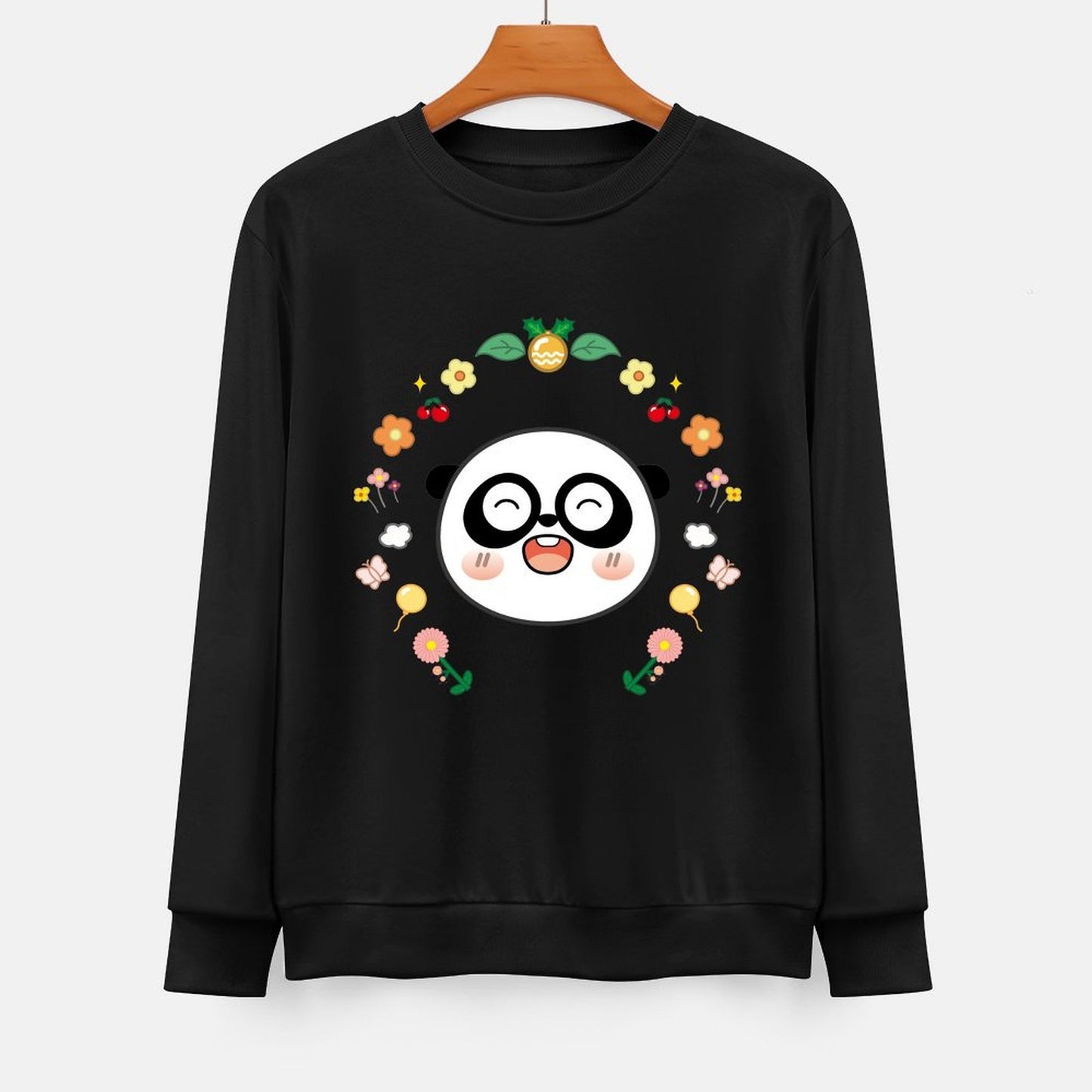 Front Patterned Long Sleeve TopLogo-Ready Neutral