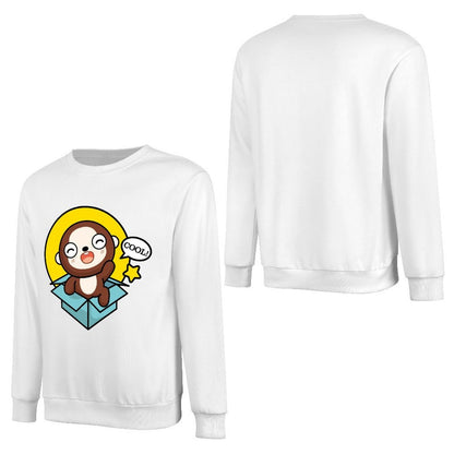 Front Patterned Long Sleeve TopSimple ClassicLine