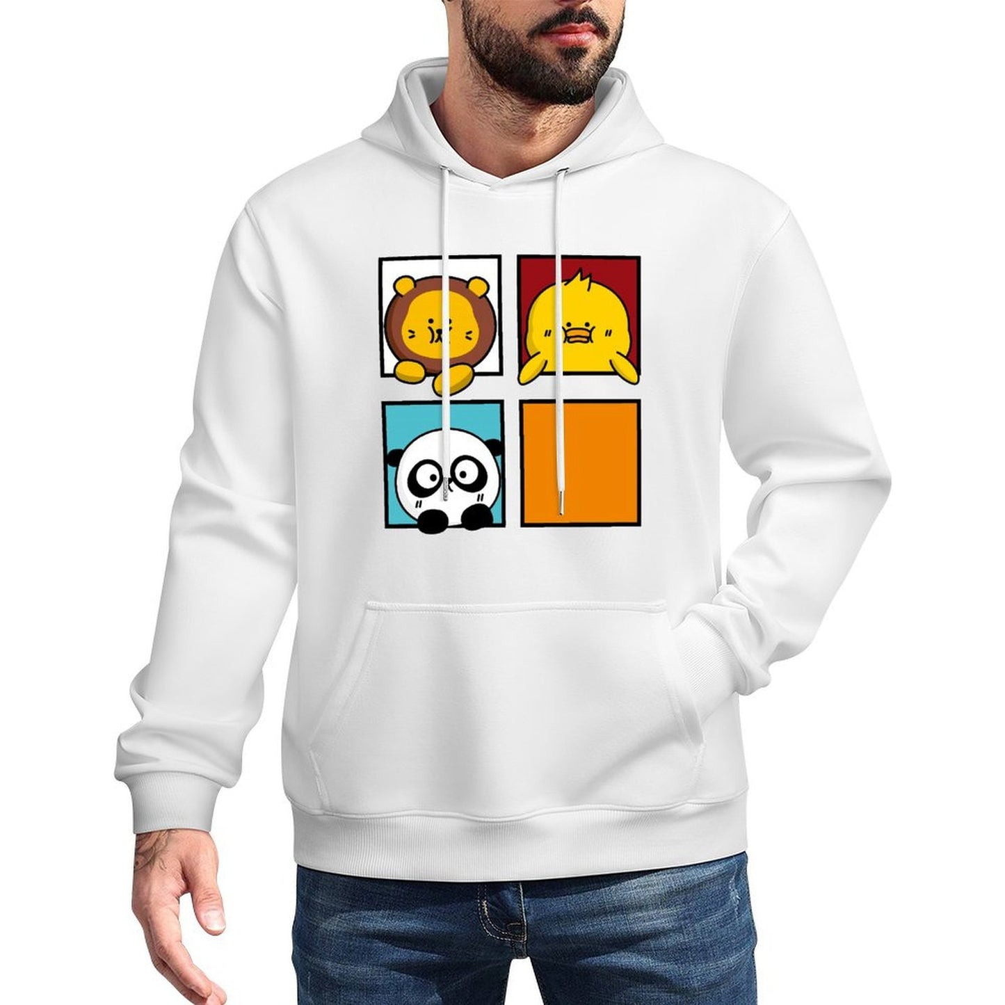 IPBR 250g Hooded Pocket Sweatshirt Front GraphicMen's Hooded  Sweatshirt4003707