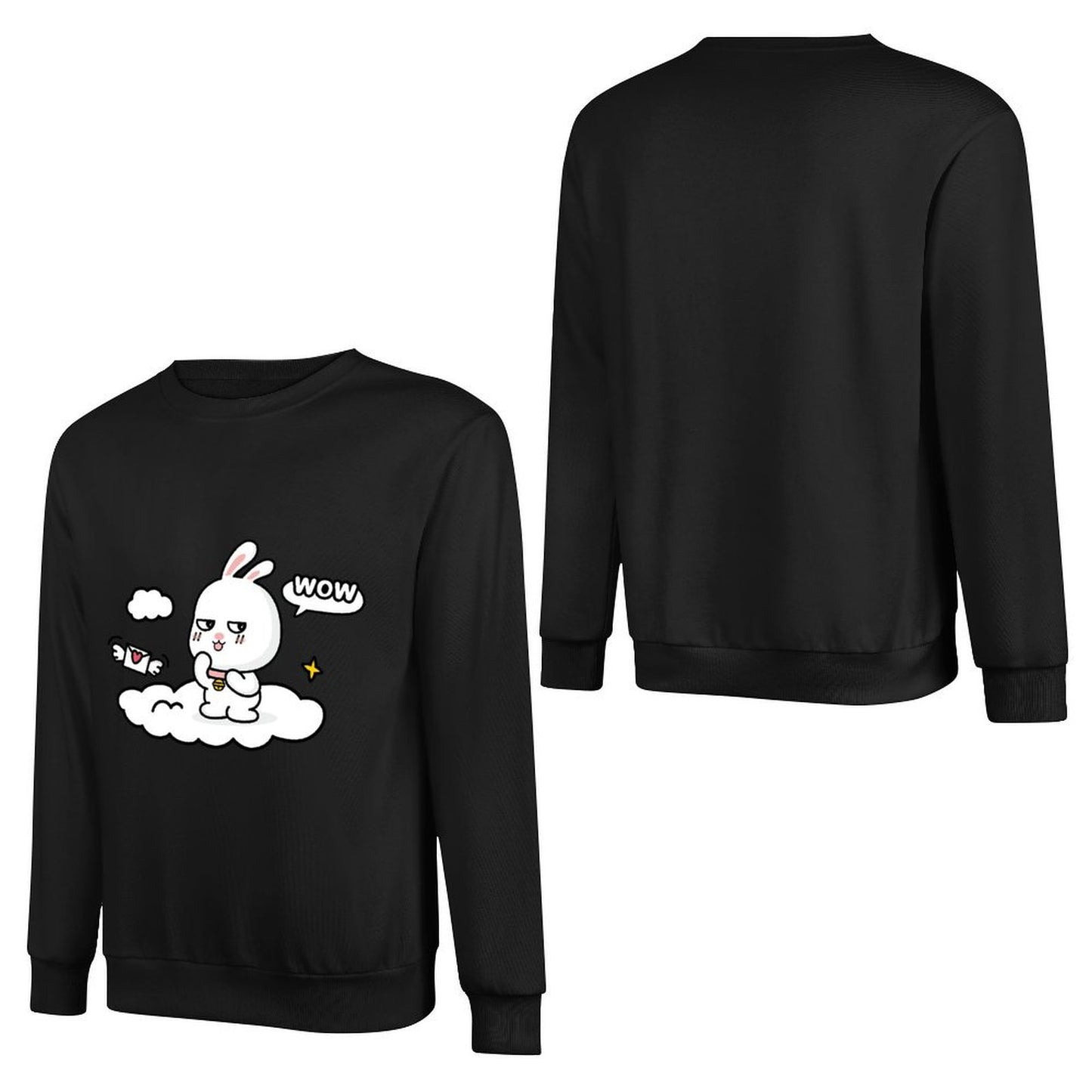 Front Patterned Long Sleeve TopLifestyleLine ActiveStyle