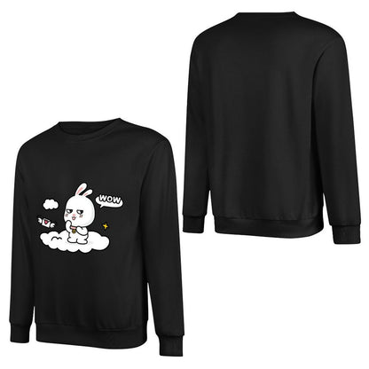 Front Patterned Long Sleeve TopLifestyleLine ActiveStyle