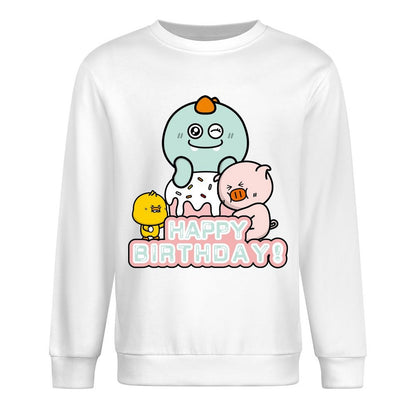 Front Patterned Long Sleeve TopSmooth Vibrant Colors