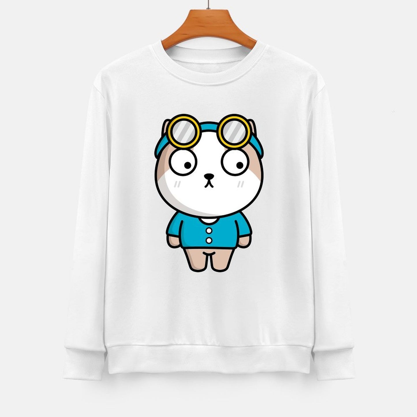 Front Patterned Long Sleeve TopPrint-Ready Urban