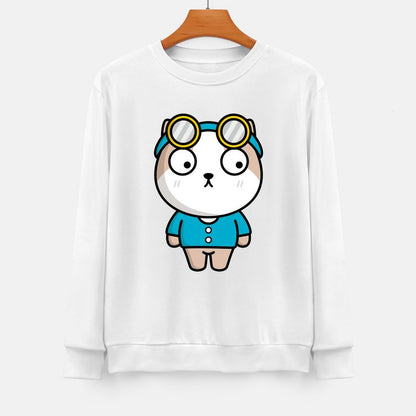 Front Patterned Long Sleeve TopPrint-Ready Urban