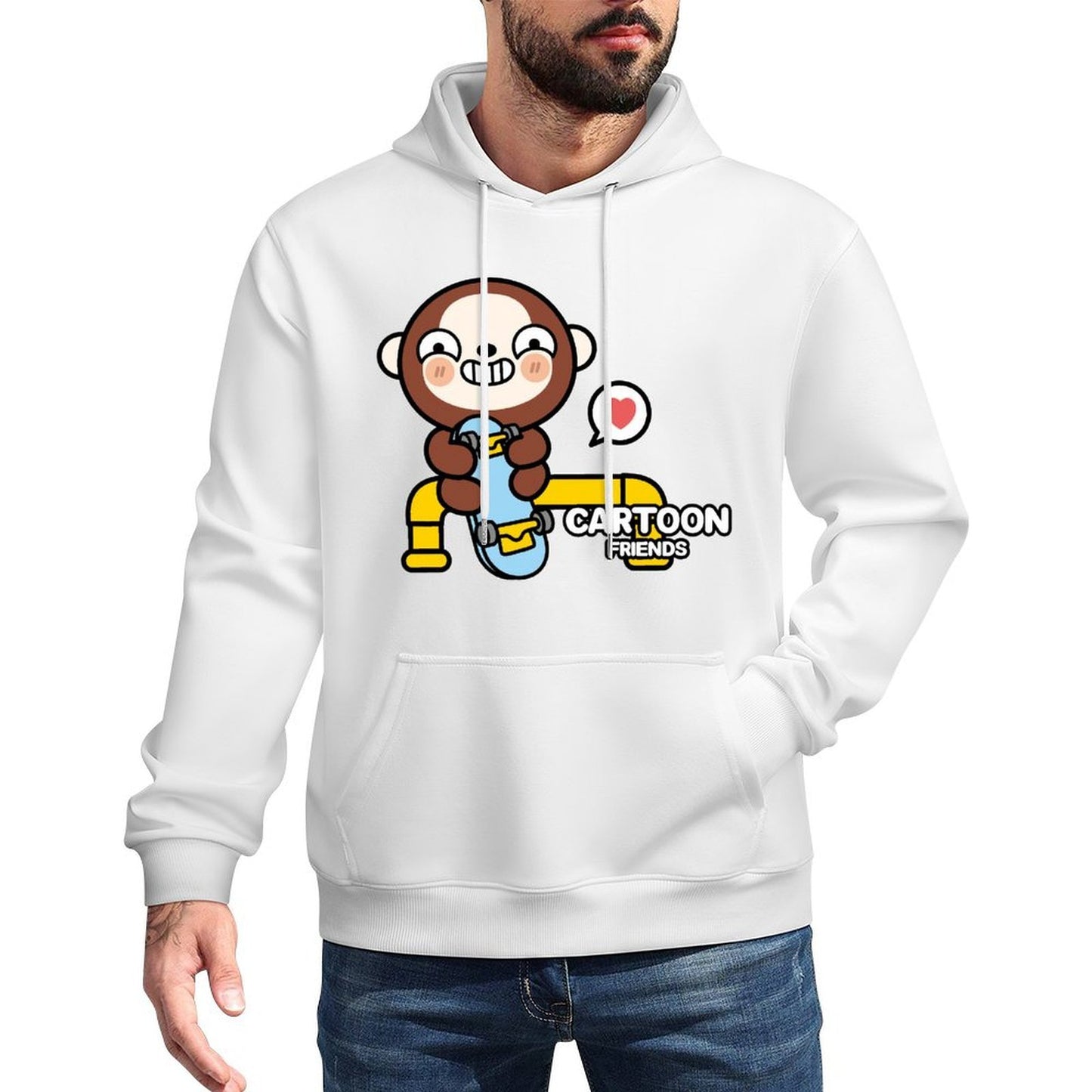 Wrinkle-Free  Front Graphic Hoodies