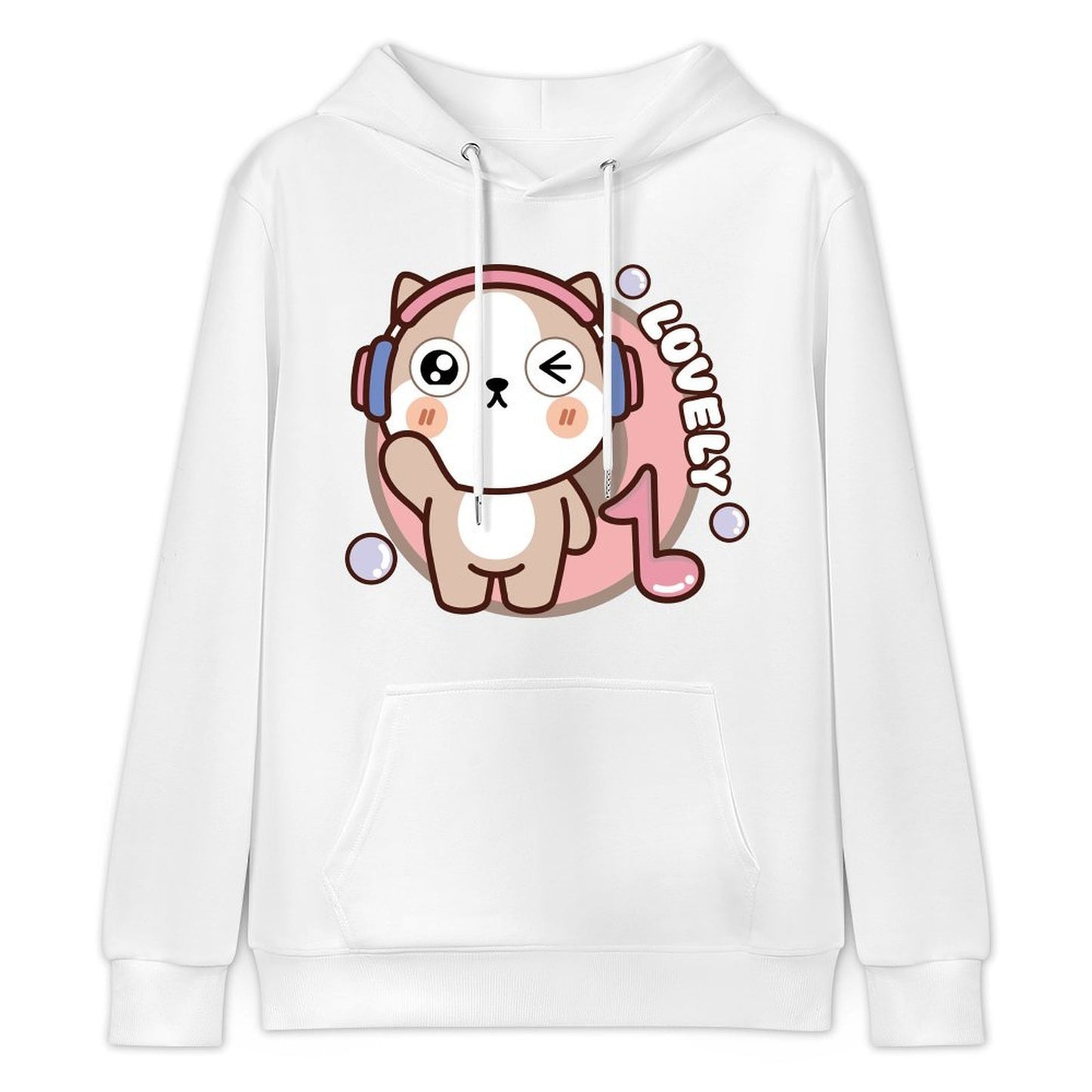 EssentialFit Easy-Care Front Graphic Hoodies