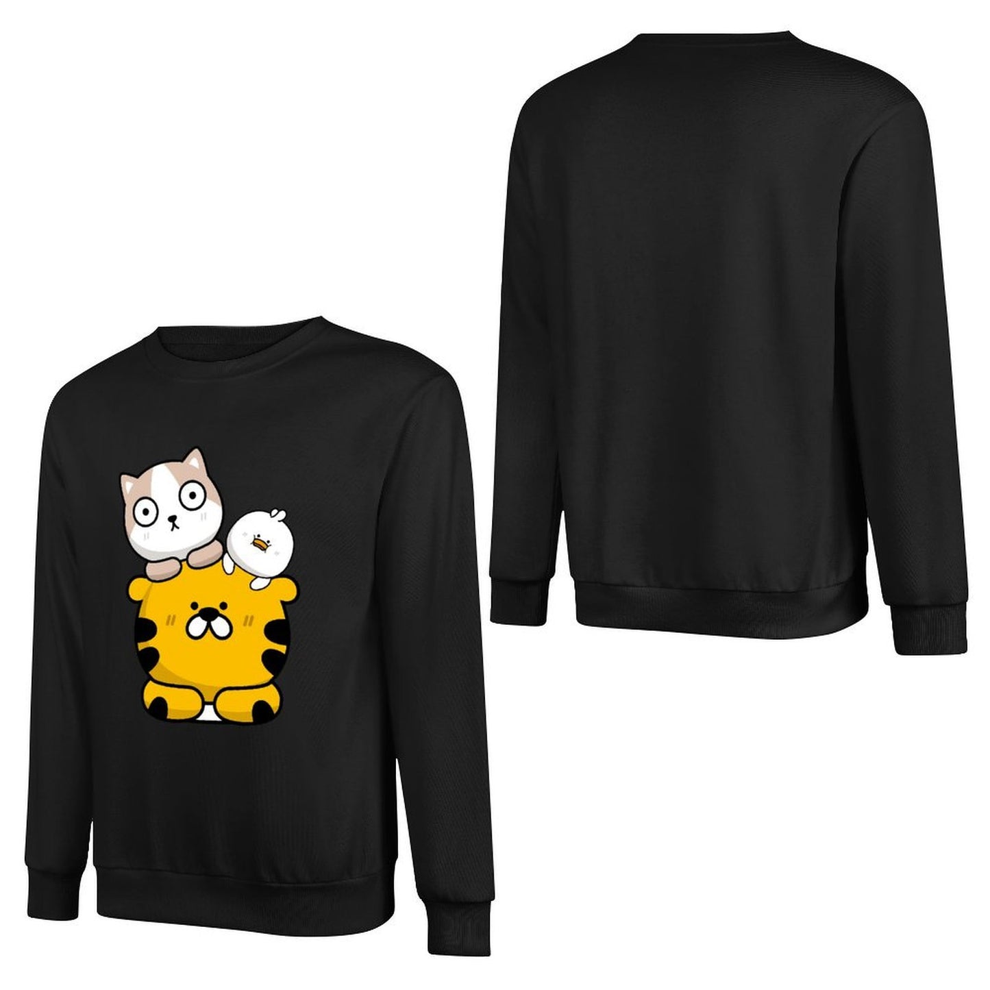 Front Patterned Long Sleeve TopLifestyle Breathable