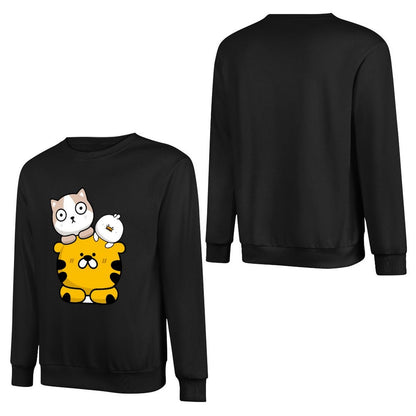 Front Patterned Long Sleeve TopLifestyle Breathable