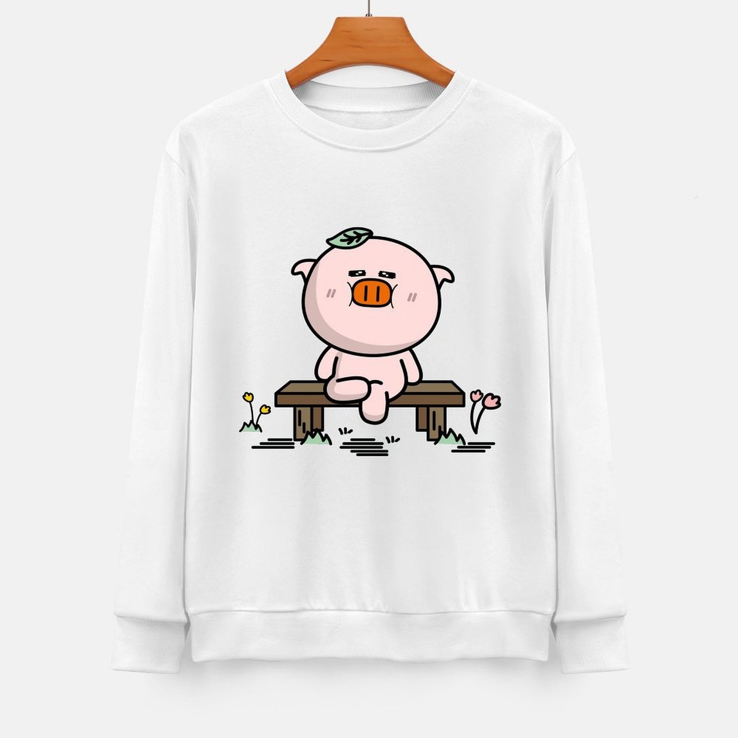 Front Patterned Long Sleeve TopPerformance Fresh