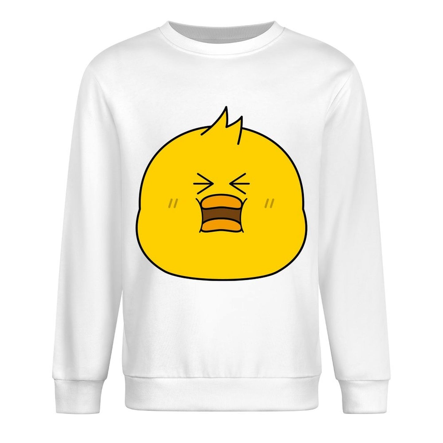 Front Patterned Long Sleeve TopComfortFit EverydayTee