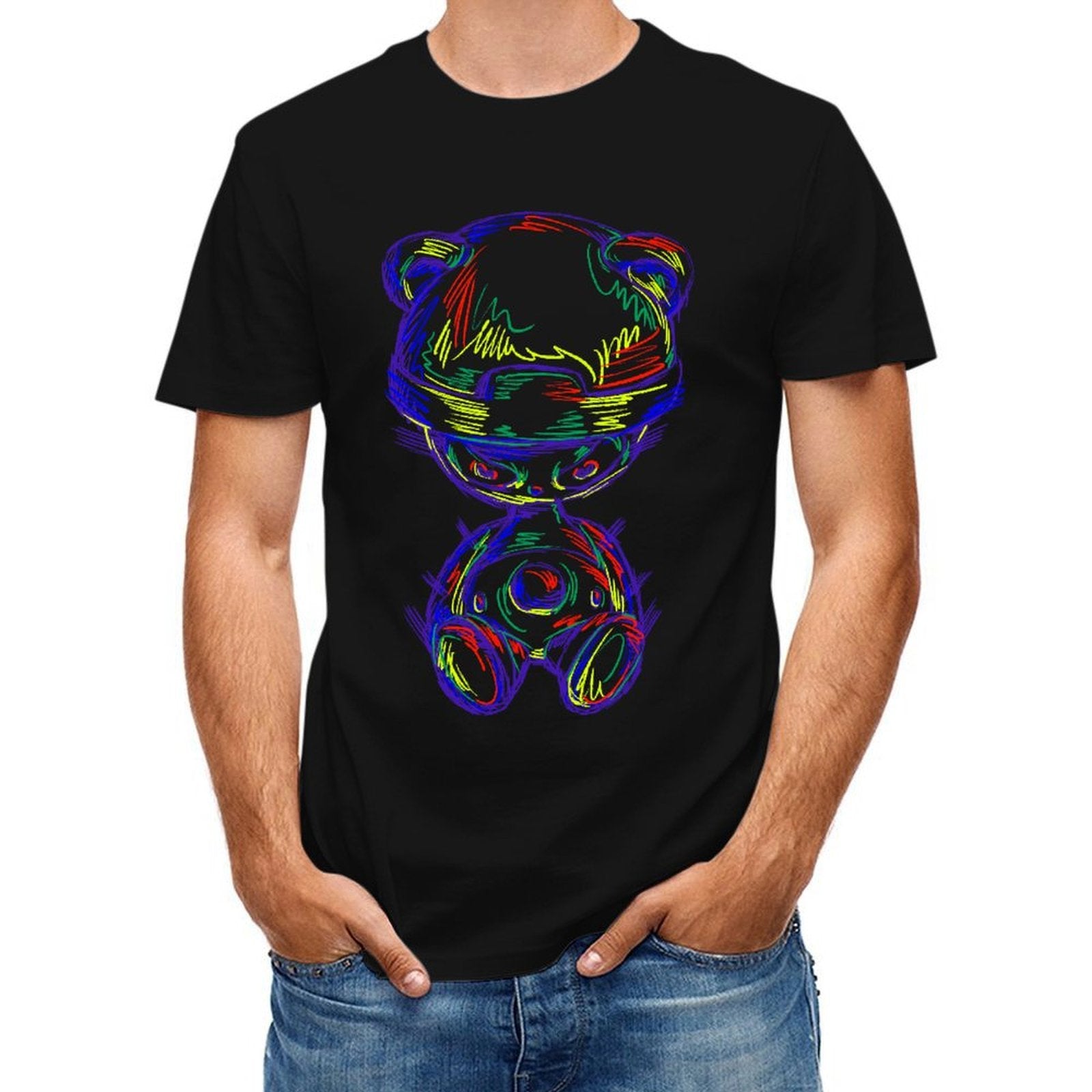 Inlex Bear T-shirtsRetro CityStyle T-Shirt