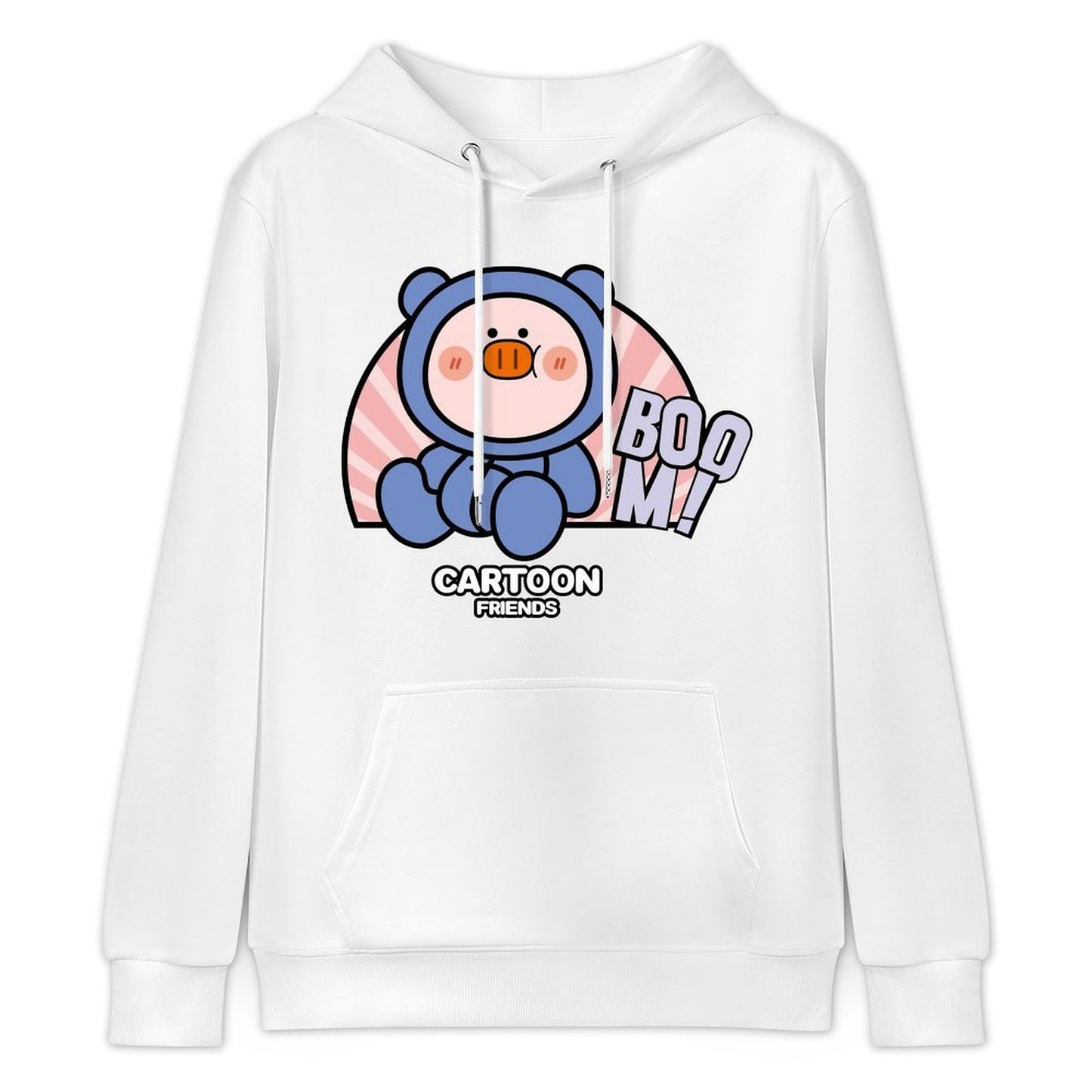 Breathable Sleek Front Graphic Hoodies