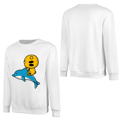 Front Patterned Long Sleeve TopOutdoor StreetFit