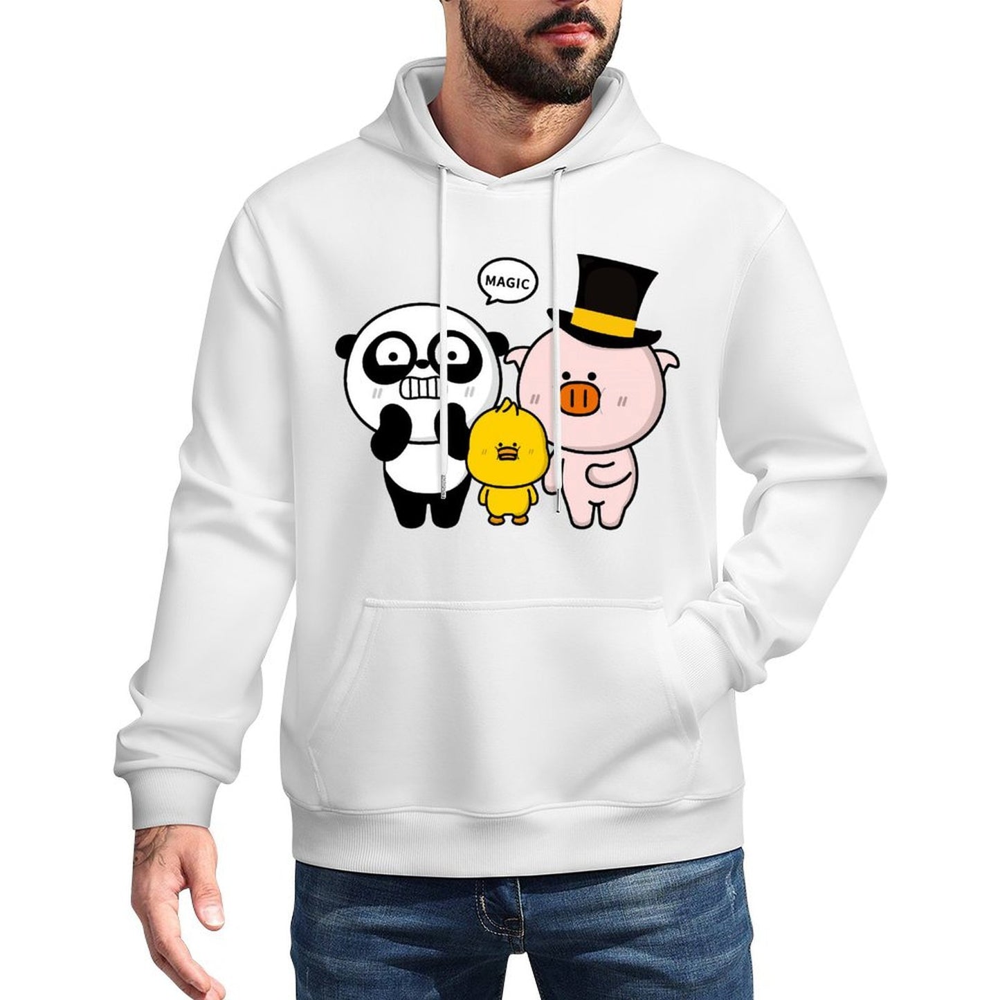 IPBR 250g Hooded Pocket Sweatshirt Front GraphicMen's Hooded  Sweatshirt4001186