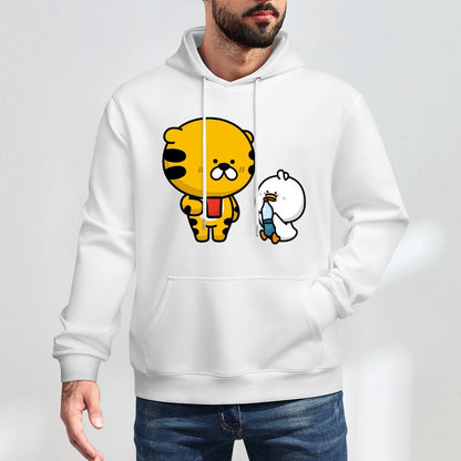 Studio Crew Neck Front Graphic Hoodies