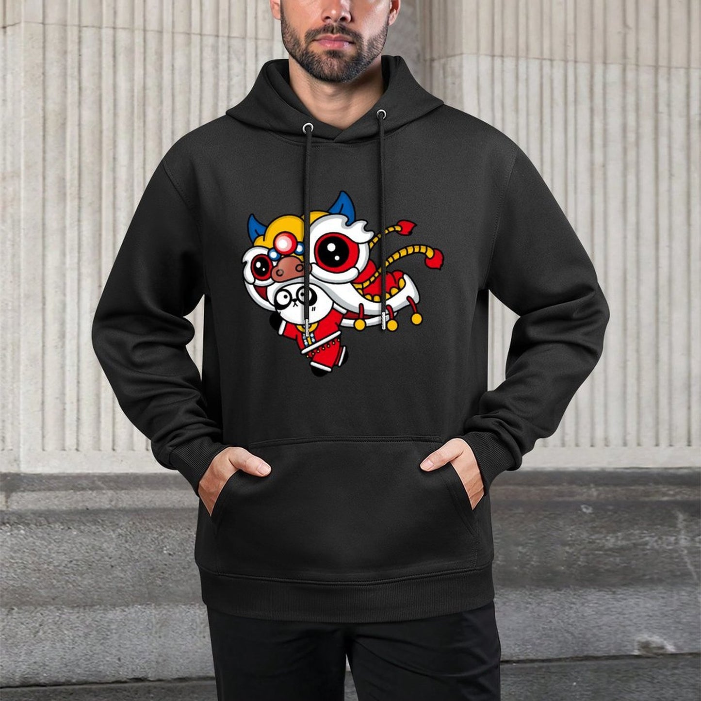 Neat Colorfast Front Graphic Hoodies