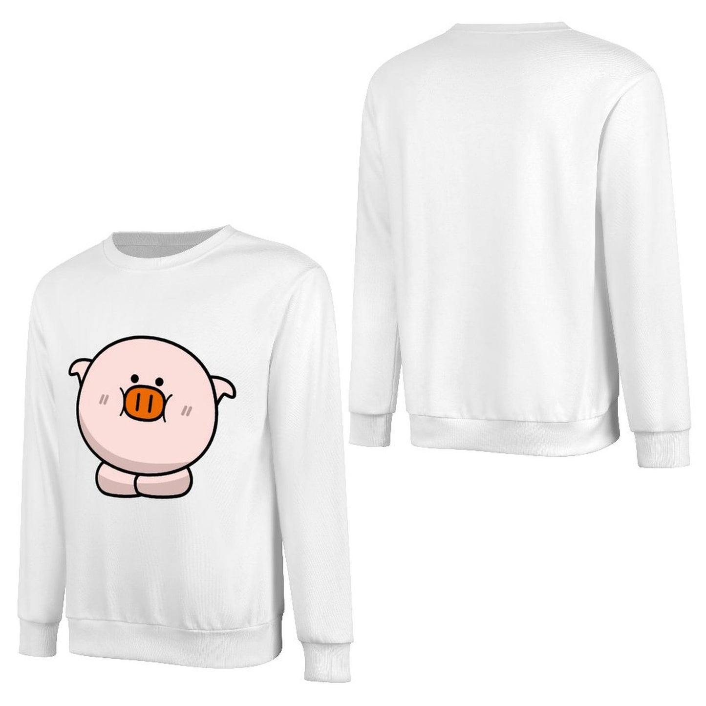 Front Patterned Long Sleeve TopEasyWear Made-to-Order