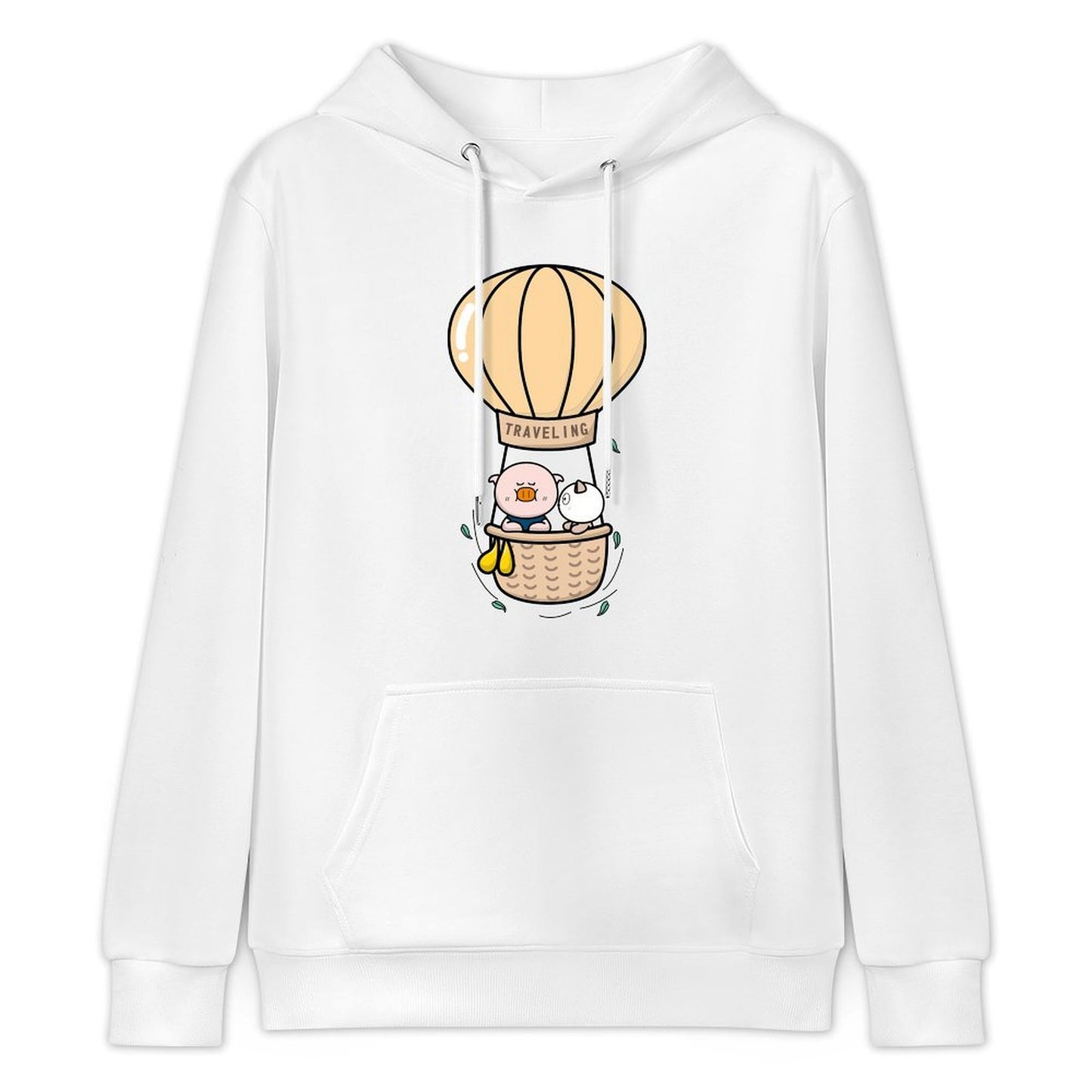 Oversized Essential Front Graphic Hoodies