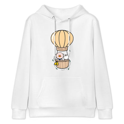 Oversized Essential Front Graphic Hoodies