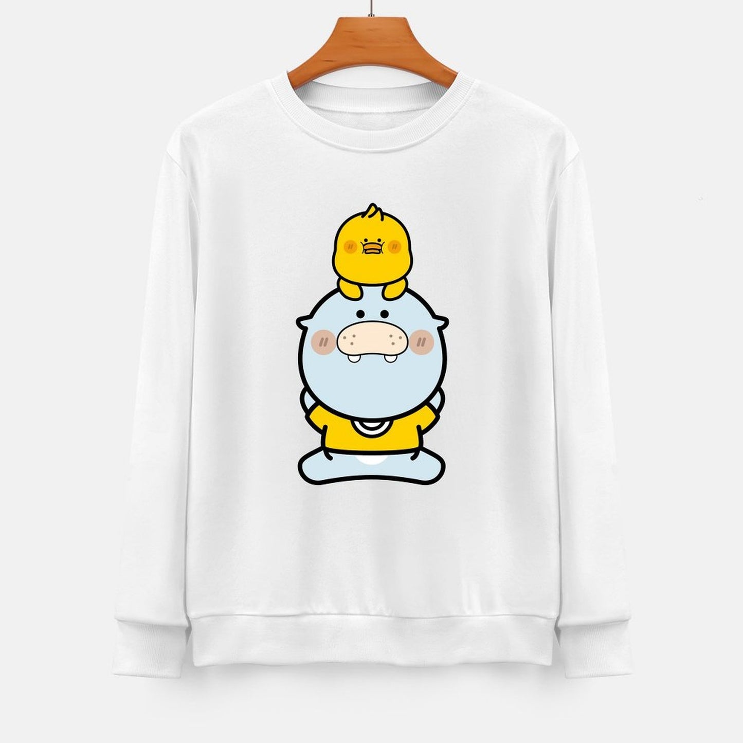 Front Patterned Long Sleeve TopSeamless Fresh