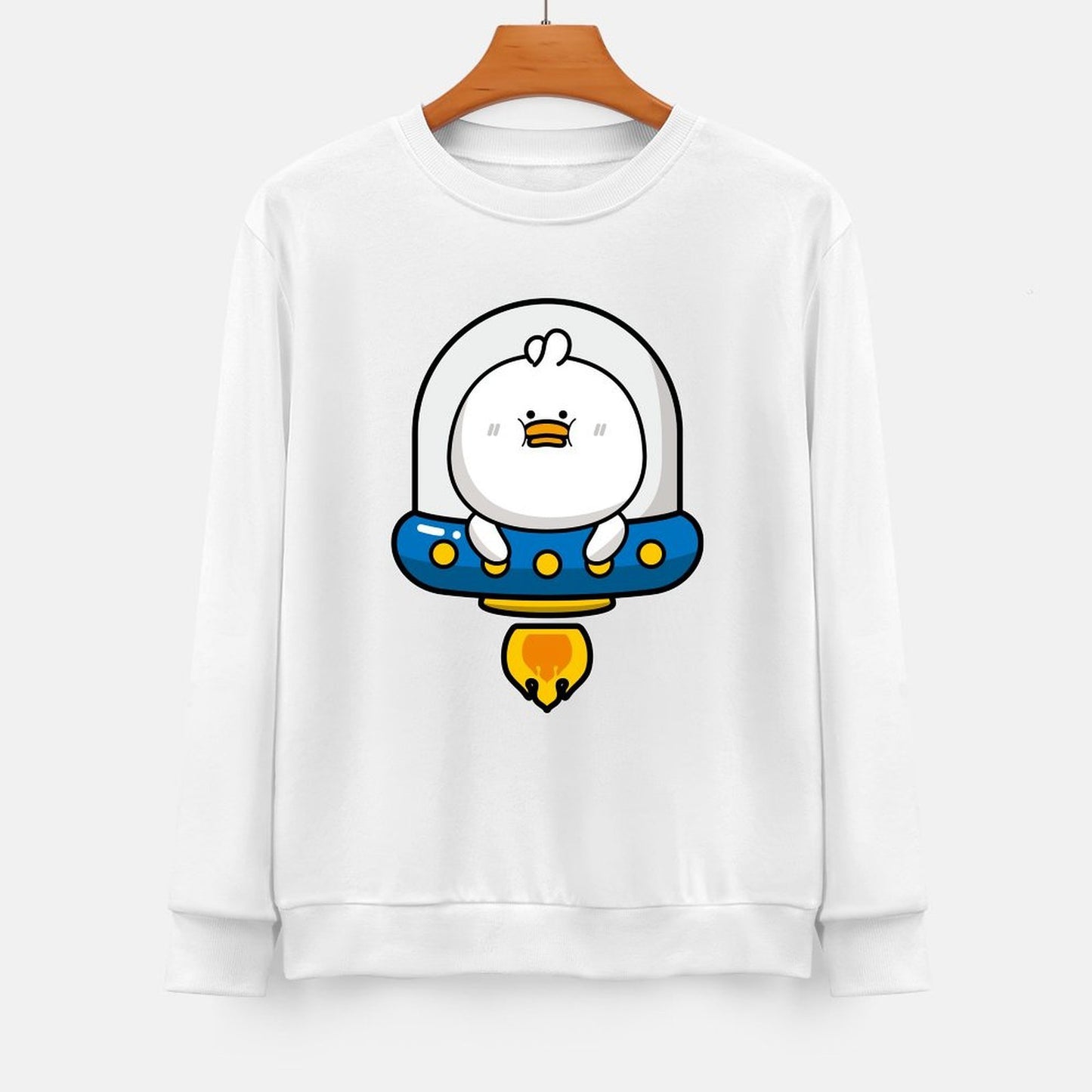 Front Patterned Long Sleeve TopSlim Fit Regular