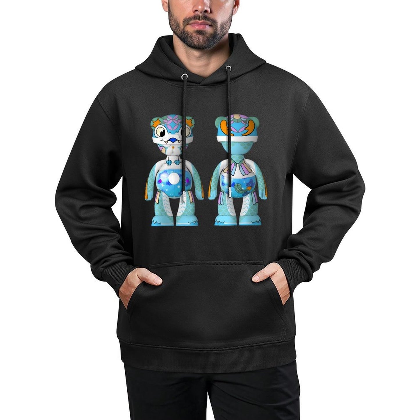 Hoodie Front PatternEverydayComfort 100% Cotton