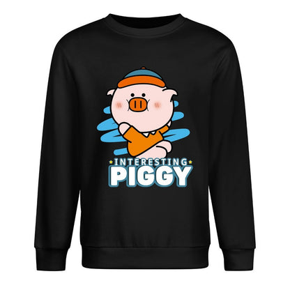 Front Patterned Long Sleeve TopLogo-Ready Tear-Resistant