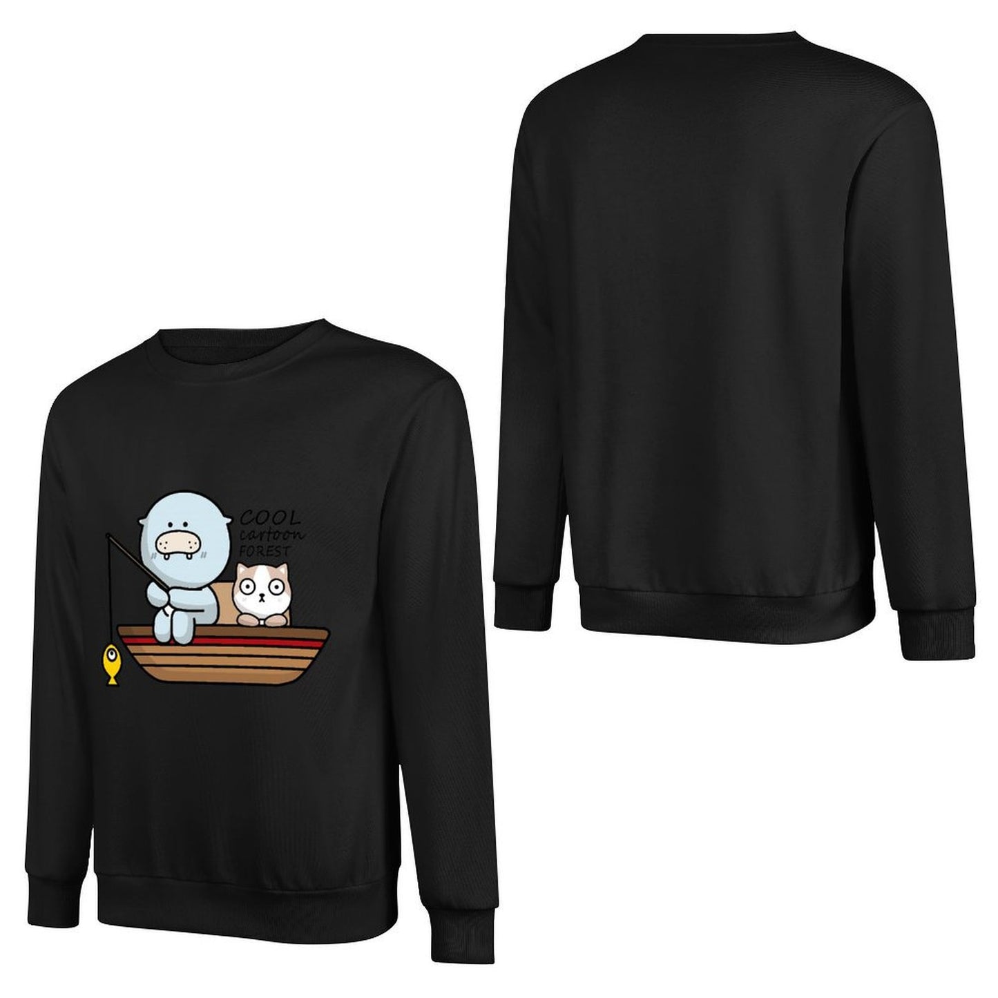 IPBR 250g Crew Neck Long Sleeve Sweatshirt Front GraphicCrew Neck Long Sleeve Sweatshirt4001276