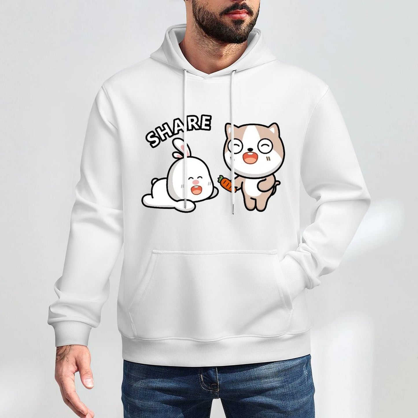 Oversized AllDay Front Graphic Hoodies