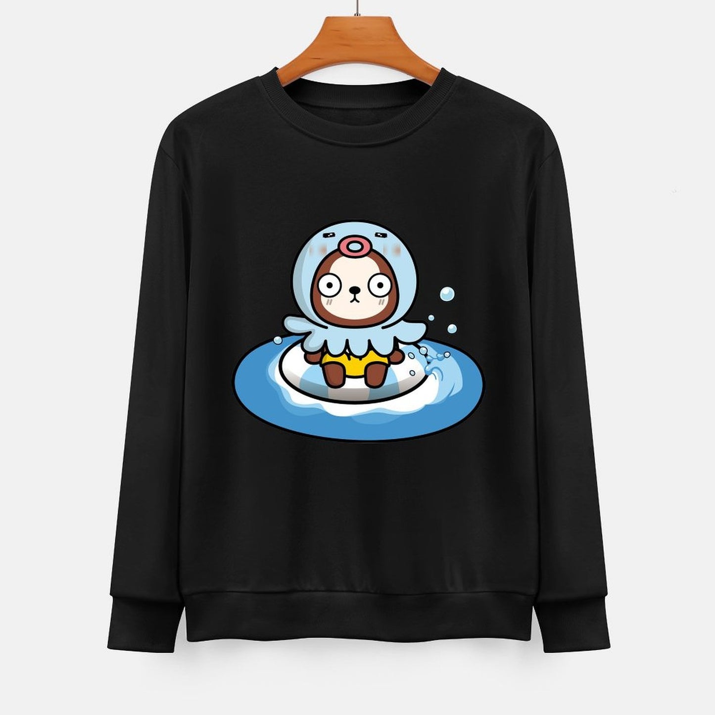  Front Patterned Long Sleeve TopTimelessStyle Casual