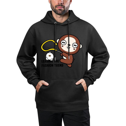 Front Graphic HoodiesClassicStyle Crew Neck